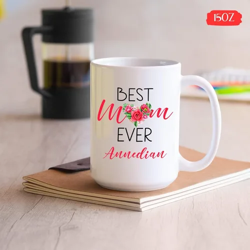 Miniatura 5 de Taza personalizada para mamá, taza de café personalizada con nombre, idea de regalo para mamá, regalo para mamá, taza para mamá, taza para mamá