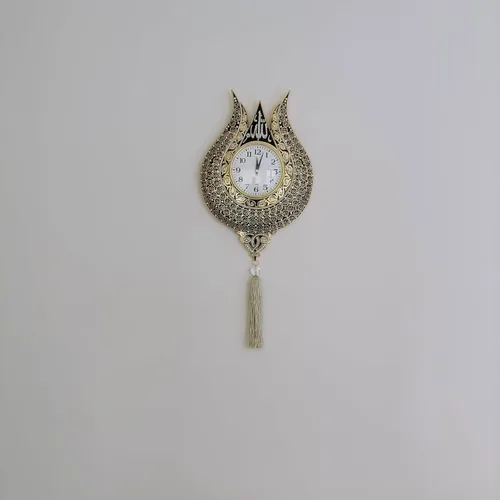 Miniatura 6 de Tulip Design Asmaul Husna - Reloj de pared islámico bordado, decoración de pared islámica, arte, hogar islámico, regalo de inauguración de la casa
