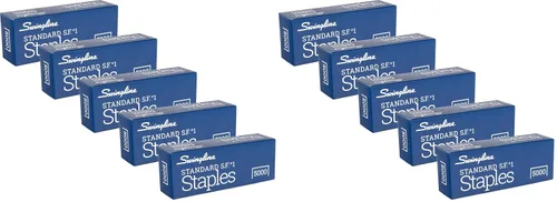 Miniatura 7 de Swingline® Grapas estándar, 1/4 ", tira completa, caja de 5,000