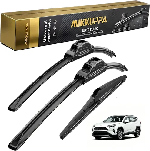 Miniatura 73 de MIKKUPPA Juego de 3 limpiaparabrisas de 22+21+12 pulgadas - Reemplazo para Dodge Durango 2011-2023, Jeep Grand Cherokee 2011-2013 - Limpiaparabrisas