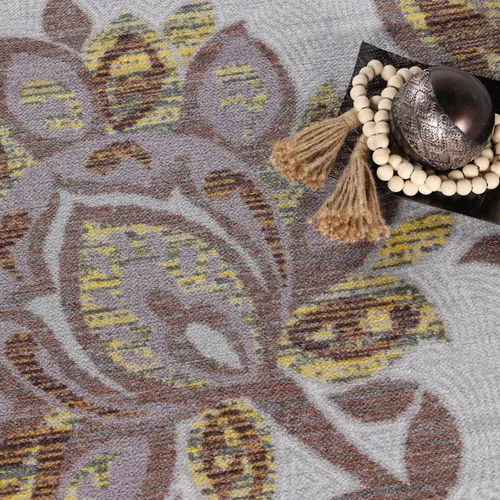 Miniatura 6 de Superior 's Designer - Alfombra antideslizante Jezabel de alta calidad, impresa digitalmente de alta calidad, bajo mantenimiento, asequible y a