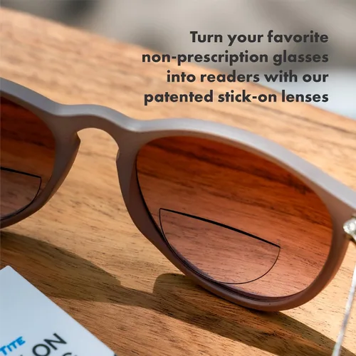 Miniatura 2 de StickTite Lens Mediano 32 mm - Lentes bifocales adhesivos - Convierta instantáneamente las gafas de sol en gafas de sol bifocales magnificadas.