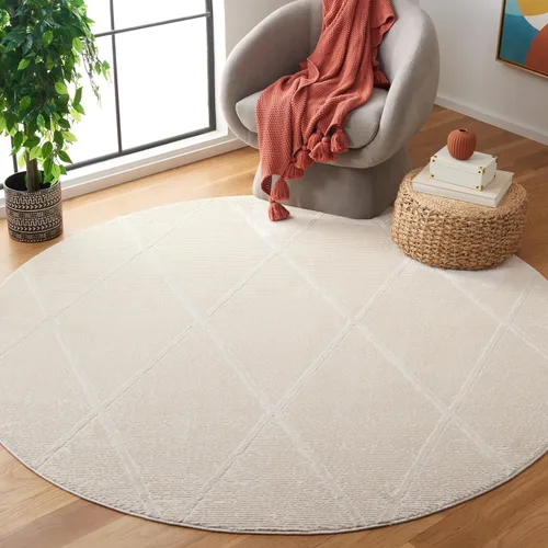 Miniatura 35 de SAFAVIEH Alfombra de área de 8 x 10 pies – Colección Revive – Grande – Gris, patrón de enrejado, no desprende pelusa y fácil limpieza, ideal