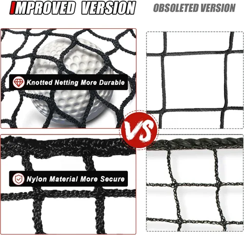 Miniatura 5 de Sports Netting - Heavy Duty Ball Net for Golf, Baseball, Hockey, Soccer