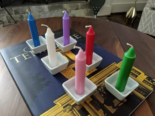 Miniatura 4 de 20 velas negras 4 pulgadas de alto y 3/4 pulgadas de diámetro Suministros de brujería para tu altar, hechizos, encantos y rituales personales