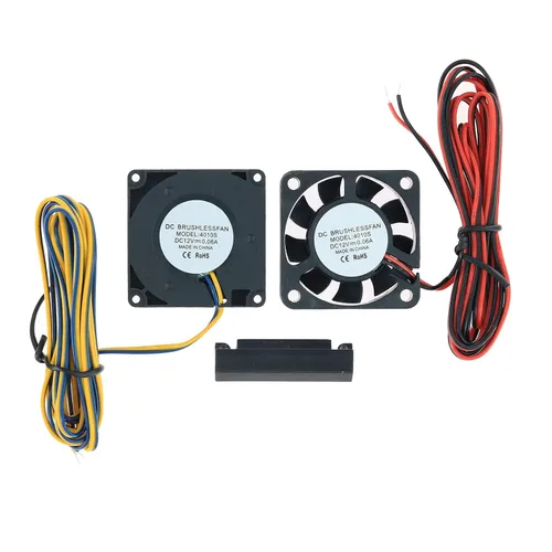 CR 10 Extrusora Ventilador de enfriamiento DC 12V 40x40x10MM Ventilador y ventilador axial con conducto de enfriamiento activo para impresora 3D