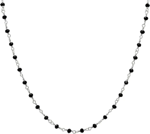 Miniatura 7 de Joseph Brothers Collar hecho a mano con cuentas negras y doradas para mujer, 14-24 pulgadas
