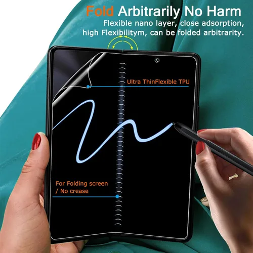 Miniatura 4 de Ferilinso Paquete de 2 protectores de pantalla de privacidad para Samsung Galaxy Z Fold 6 [compatible con fundas de teléfono], película
