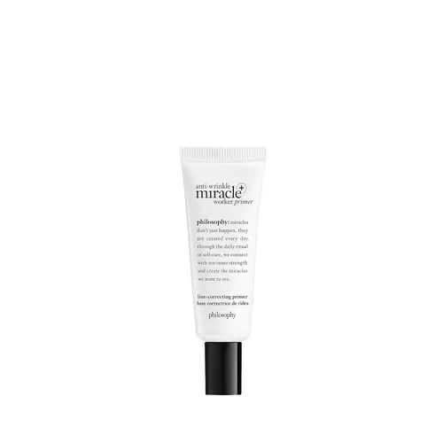 philosophy Imprimación facial antiarrugas que corrige la línea del trabajador milagroso, con vitamina C y aceite de coco, rellena líneas y suaviza