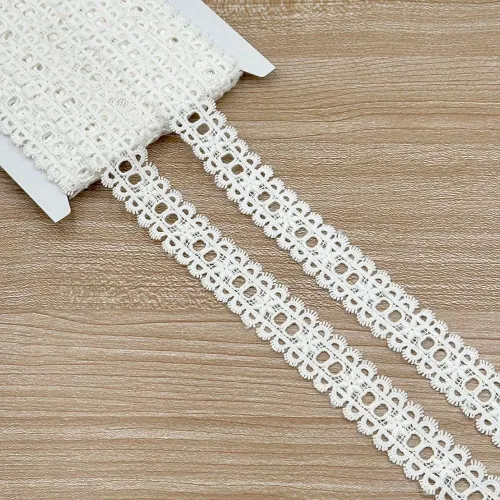 Miniatura 2 de Designer's Shop VL 6639 VL 6639 - Borde de encaje blanco de 5 yardas para costura, manualidades (margarita-mareado) 1-1/16 pulgadas x 5 yardas