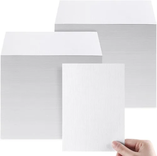 Miniatura 8 de Geosar 50 hojas de cartulina de lino, cartulina para invitaciones, papel de impresora pesado de 92 lb, 250 gsm, tarjetas de índice para impresora