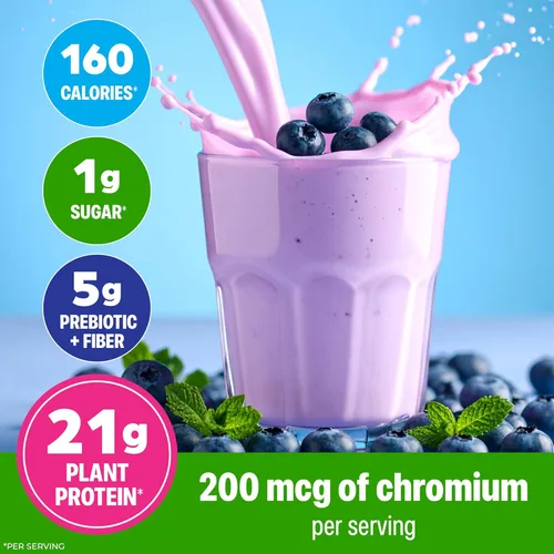 Miniatura 3 de Orgain Mezcla de proteína orgánica + metabolismo en polvo, grano de vainilla, 0.74 oz de proteína vegetal, 0.18 oz de fibra prebiótica, sin