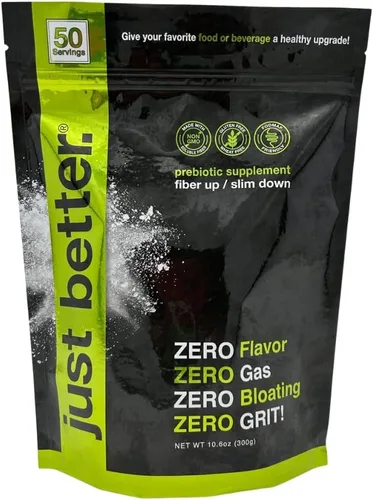 Miniatura 3 de just better. Suplemento de fibra prebiótica para un intestino sano Fibra en polvo con cero grano cero sabor y sin hinchazón ni gas Siéntete
