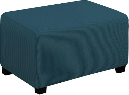 Miniatura 16 de Easy-Going Funda Elástica para Otomana Taburete de Almacenamiento Plegable Protector de Muebles Funda Rectangular Suave con Parte Inferior Elástica