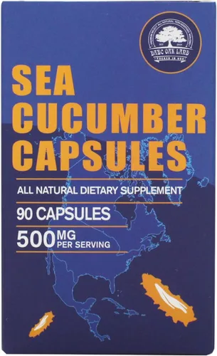 Miniatura 2 de Pepino de mar, cápsulas capturadas en la naturaleza, pepino de mar, suplemento de extracto natural, antioxidante súper natural, constructor 90