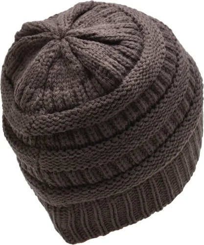 Miniatura 402 de C.C Trendy Warm Chunky Soft Stretch Cable Knit Beanie