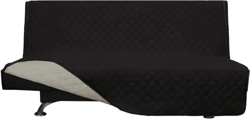 Miniatura 312 de Easy-Going - Funda para sofá, futón y sillón sin reposabrazos, reversible, resistente al agua, para mascotas y niños (azul oscuro/azul claro)