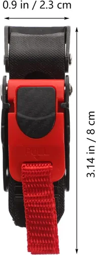 Miniatura 3 de iplusmile Kit de hebilla de correa de barbilla de liberación rápida para casco de motocicleta, reemplazo de hebilla de casco de metal para ajuste