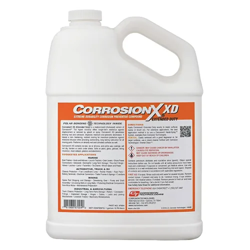 CorrosionX Extended Duty, lubricante industrial y preventivo de corrosión, protección duradera contra el óxido y la sal, resistente a la intemperie,