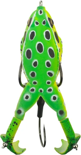 Miniatura 14 de LUNKERHUNT - Cebo de rana para pesca de lubina Rana de cuerpo suave y hueco sin enganches para pesca de lubina y trucha Señuelo de rana realista
