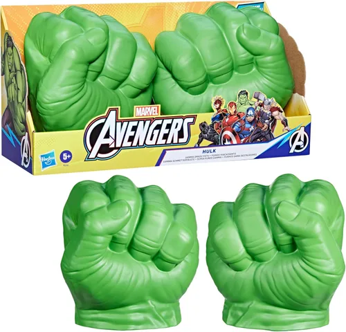 Miniatura 9 de Marvel Puños de Hulk Gamma Smash, juguete de espuma suave para juegos de rol, juguetes de superhéroes de los Vengadores para niños de 5 años
