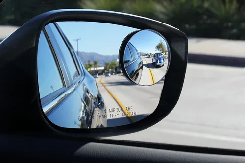 Miniatura 4 de Safe View Company - Espejos de punto ciego para automóviles, cambia de carril con confianza, hechos de vidrio convexo real, de larga duración, fácil