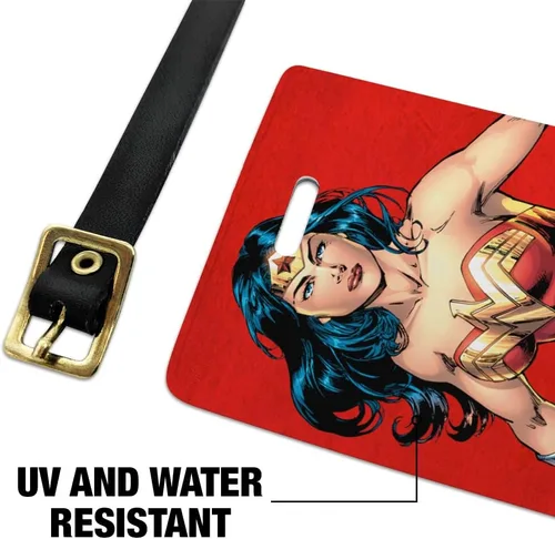 Miniatura 4 de Wonder Woman - Juego de 2 tarjetas de identificación para equipaje de mano
