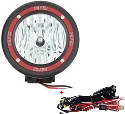 Miniatura 5 de KATUR Lámpara de trabajo de conducción integrada de xenón de 4 pulgadas, 55 W, H3, 6000 K, 4 x 4, todoterreno, rally redondo, antiniebla