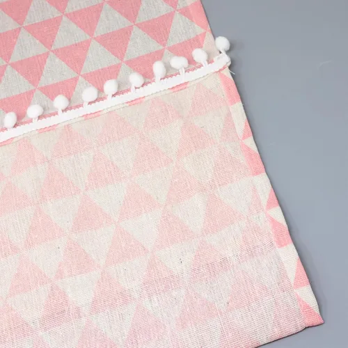 Miniatura 7 de yueton Funda para horno de microondas, color rosa, a prueba de polvo, funda de algodón y lino, protector de electrodomésticos para el hogar