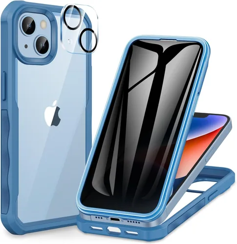 Miniatura 47 de CENHUFO Funda de privacidad para iPhone 11 Pro, funda de cuerpo completo con protector de pantalla de privacidad de vidrio templado 9H integrado