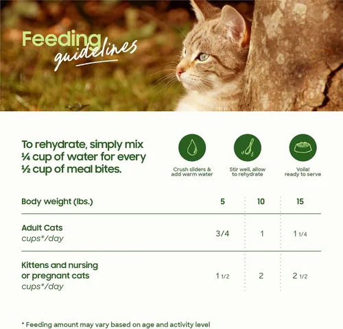 Miniatura 5 de smallbatch Alimento crudo liofilizado para gatos, bocados de alimentos estables en conservación, receta de pavo, comida o adorno alto en proteínas