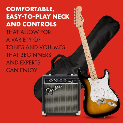 Miniatura 5 de Squier Sonic Series Stratocaster Pack - 2 colores Sunburst