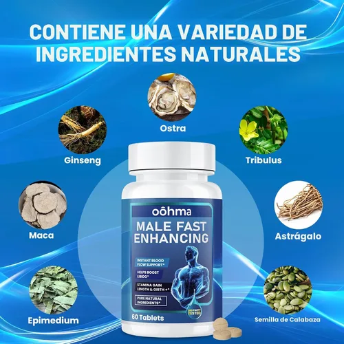 Miniatura 4 de Nuevo suplemento masculino para mejorar, diseñado para ser de acción rápida para que el flujo sanguíneo gane longitud y circunferencia +