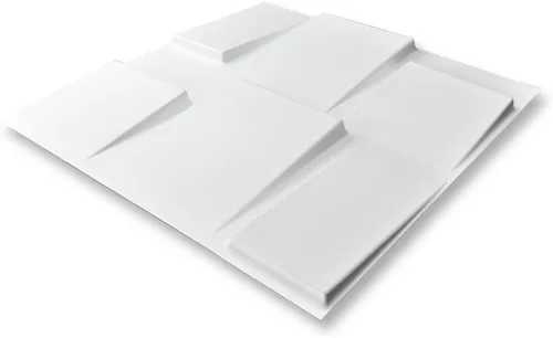 Miniatura 116 de Art3d Panel de Pared de Diamante 3D de PVC Dentado a Juego-Negro Mate, para Decoración Interior Residencial y Comercial Diamante mate negro