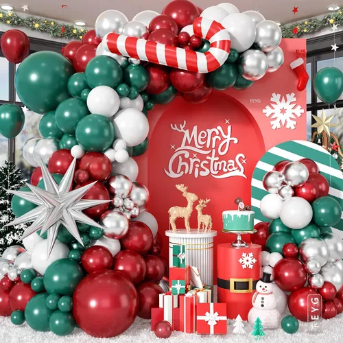 Miniatura 10 de Kit de arco de guirnalda de globos negro, blanco y dorado, arco de guirnalda de arena blanca perla metálica champán con globos de confeti