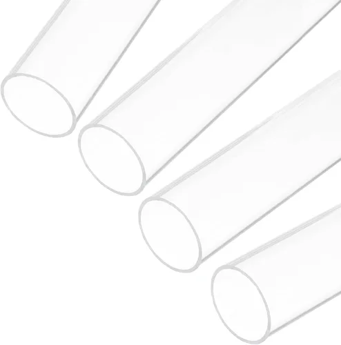Miniatura 29 de MECCANIXITY Tubo Redondo Rígido Transparente de Acrílico 6mm (1/4") ID 8mm (5/16") OD 356mm para Lámparas y Linternas, Sistema de Refrigeración por