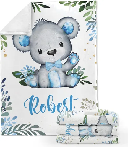 Miniatura 15 de ZouZou Mantas de bebé personalizadas con nombre, mantas de bebé personalizadas para niños, manta de bebé de avión, el mejor regalo para bebé, recién