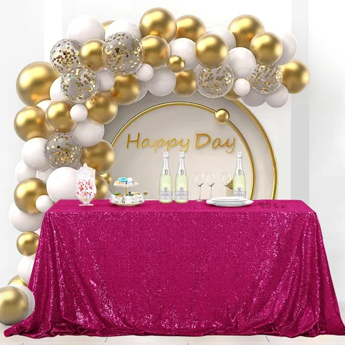 Miniatura 22 de Mantel de lentejuelas color verde hierba de 50 x 80 pulgadas, mantel de mesa con purpurina, secuencia brillante para decoración de mesa de Acción