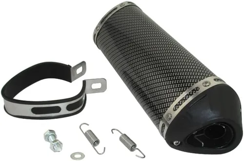 Miniatura 4 de Silenciador de escape de 38 mm con silenciador extraíble y abrazadera para 125cc 140cc 150cc 160cc Pit Dirt Bike ATV Quad Motorcycle Motocross XR