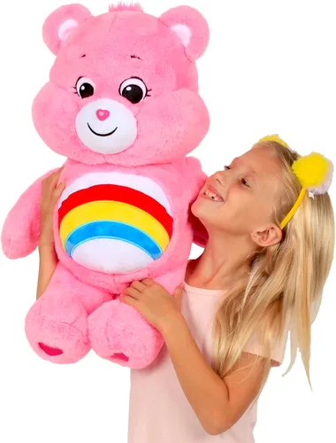 Miniatura 6 de Care Bears - Peluche gigante de 23.6 in, bonito juguete de peluche coleccionable, oso de peluche gigante, juguetes suaves para niñas y niños
