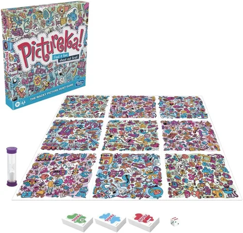 Hasbro Gaming Pictureka! - Divertido juego de imágenes familiares para niños de 6 años en adelante