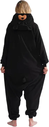 Miniatura 3 de Mameluco de oso para adultos, pijama de una sola pieza, para cosplay, ropa de dormir de animales, disfraz para mujeres y hombres