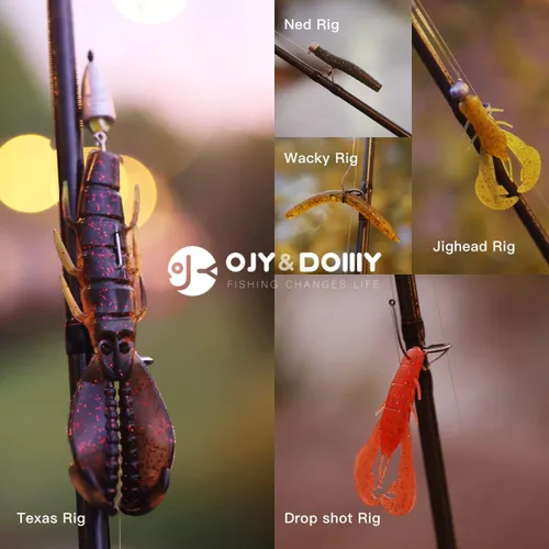 Miniatura 8 de OJYDOIIIY Kit de señuelos de pesca de lubina para agua dulce con cebos de natación animados, topwater plopper, chatterbait, crankbait, juego