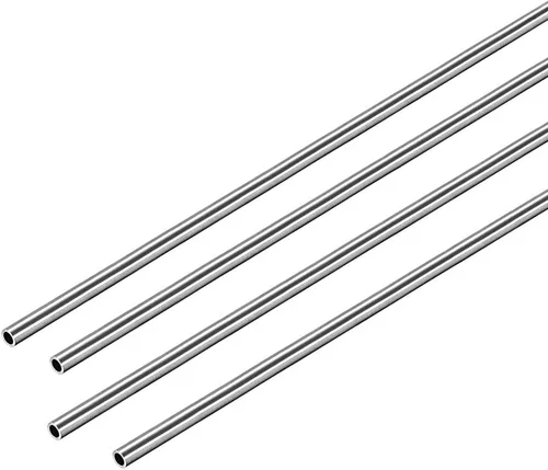 Miniatura 8 de uxcell Tubo redondo de acero inoxidable 304 0.079 in OD 0.012 in espesor de pared 9.843 in longitud tubo recto sin costura 4 piezas
