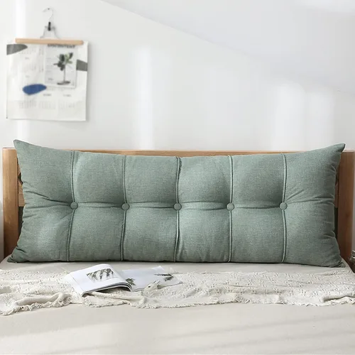Miniatura 10 de Respaldo rectangular grande para cabecero, cojines de respaldo para cama, sofá, respaldo de cuña para respaldo, cojines lumbares, almohada