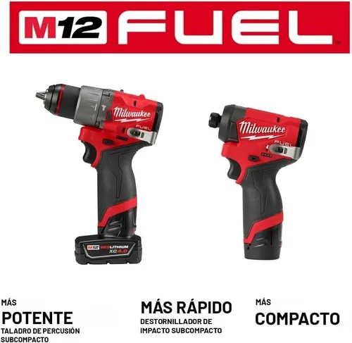 Miniatura 3 de Milwaukee Electric - M12 Fuel. Kit Combo de 2 herramientas