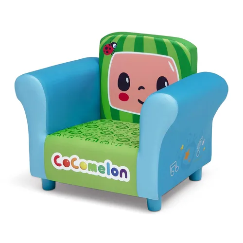 Miniatura 7 de Delta Children CoComelon - Caja de juguetes para autobús escolar + silla tapizada Delta Children CoComelon (paquete)
