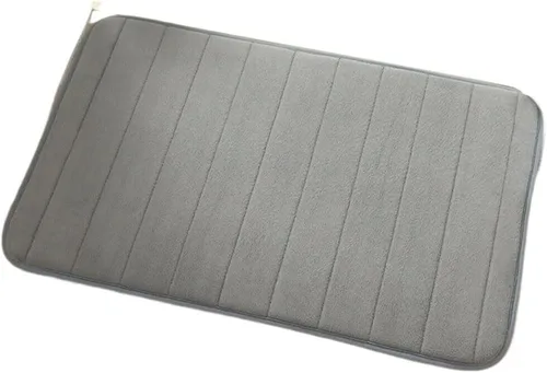 Alfombra antideslizante de Baño para la alfombra de forro polar coral, absorción de agua, antideslizante, espuma viscoelástica, absorbente, lavable,