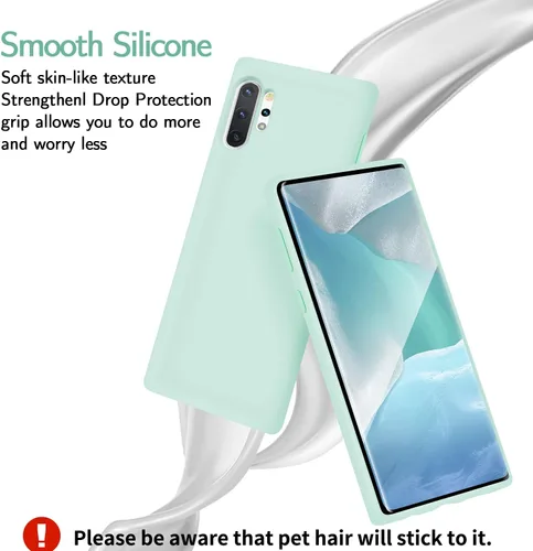 Miniatura 6 de Funda de silicona líquida compatible con Galaxy Note 20, protección de cuerpo completo de goma de gel a prueba de golpes para Galaxy Note 20 de 6.7