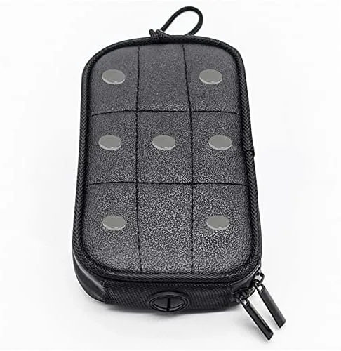 Miniatura 8 de Bolsa magnética para tanque de combustible para motocicleta, bolsillo con cremallera para teléfono celular